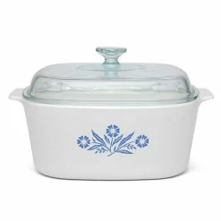 CorningWare - Casserole Dish W/Lid Blue Cornflower 5L