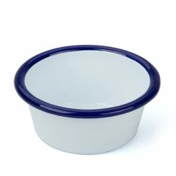 Falcon - Enamel Mini Ramekin White & Blue 8cm